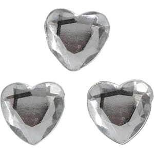 Hjerter, sølv, 10mm, 150 stk