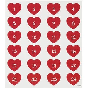 Stickers, 15x16,5 cm, 1 ark