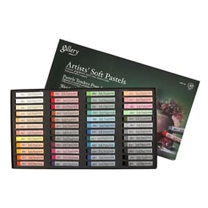 Gallery tørrpastell, ass. farger, 48 stk