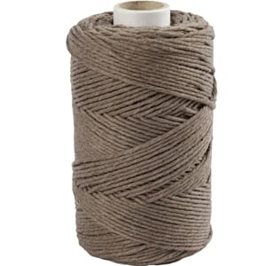 Macramè-snor, lys brun L: 198 m, dia 2mm