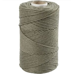 Macramè-snor, mosegrønn L: 198 m, dia 2mm