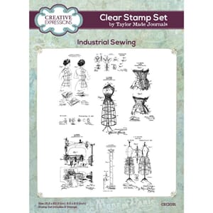 Taylor Made Journals Industrial Sewing 6 in x 8 in Clear Sta
