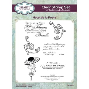 Taylor Made Journals Hotel de la Poste 6 in x 8 in Clear Sta