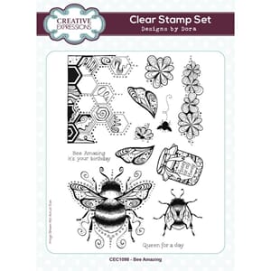 Creative Expressions Dora Bee Amazing 6 in x 8 in Clear Stam