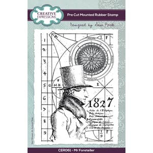 Creative Expressions Sam Poole Mr Foreteller 4 in x 6in Pre-