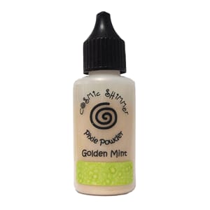 Cosmic Shimmer Pixie Powder Golden Mint 30ml