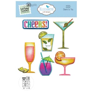 Elizabeth Craft Designs Sunny Days Die Cheers to You (2232)