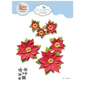 Elizabeth Craft Designs Festive Holly Die Poinsettia (2269)