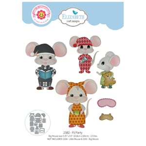 Elizabeth Craft Designs Snuggle Season Die PJ Party by Cute