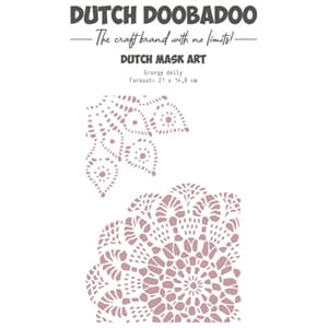 Dutch Doobadoo Woodland Springs Ducth Mask Art A5 Grunge Doi