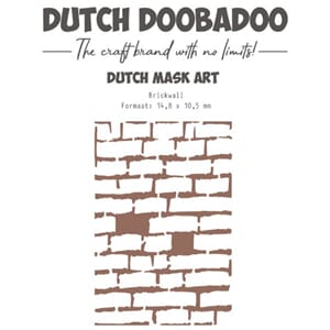 Dutch Doobadoo Woodland Springs Dutch Mask Art A6 Brickwall
