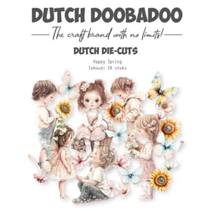 Dutch Doobadoo Dutch Collage Die-Cuts Spring - Happy (28pcs)