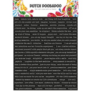 "Dutch Doobadoo Dutch Sticker Art A5 Quotes (491.200.001)
Du