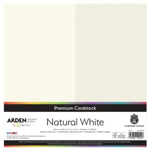 Arden Creative Studio Premium Cardstock 12x12 Inch Natural W