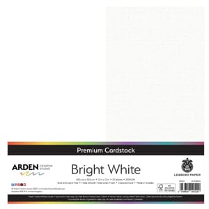 Arden Creative Studio Premium Cardstock 12x12 Inch Bright Wh