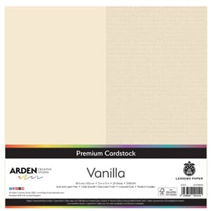 Arden Creative Studio Premium Cardstock 12x12 Inch Vanilla (