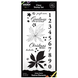 Arden Creative Studio Maker Series 4x8 Inch Clear Stamp Set