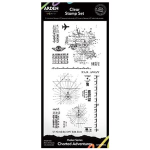 Arden Creative Studio Maker Series 4x8 Inch Clear Stamp Set