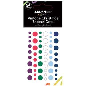 Arden Creative Studio Vintage Christmas Enamel Dots (54pcs)