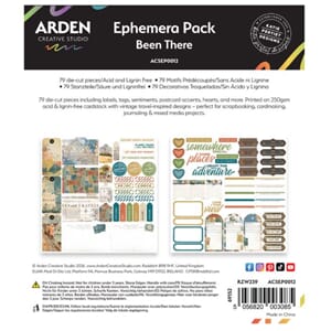Arden Creative Studio Been There Ephemera Pack (79pcs) by Ka