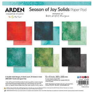 Arden Creative Studio Season of Joy Solids 12x12 Inch Paper