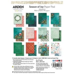 Arden Creative Studio Season of Joy 6x8 Inch Paper Pad (ACSP