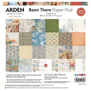 Arden Creative Studio Been There 12x12 Inch Paper Pad by Kat