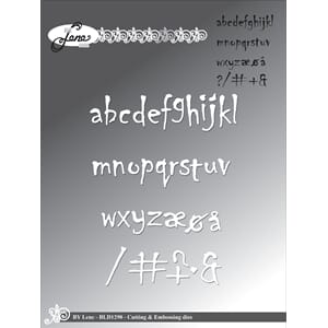 "By Lene Alphabet Lowercase Cutting & Embossing Dies (BLD129