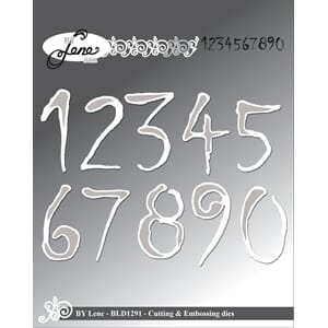 "By Lene Numbers Cutting & Embossing Dies (BLD1291)
Numbers