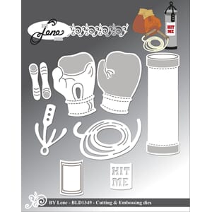 "By Lene Boxing-1 Cutting & Embossing Dies (BLD1349)
Boxing-