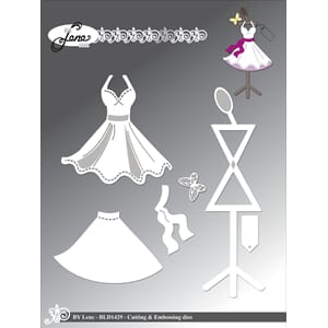 By Lene Mannequin Girl Cutting & Embossing Dies