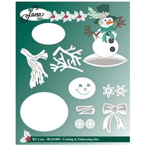 By Lene Happy Snowman Cutting Dies (BLD1885)
