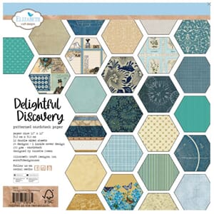 Elizabeth Craft Designs Delightful Discovery 12x12 Inch Patt