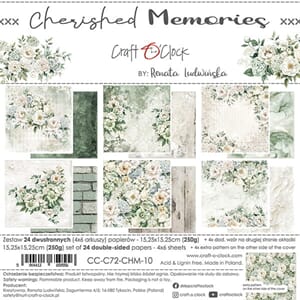 Craft OClock Cherished Memories 6x6 Inch Paper Set (CC-C72-
