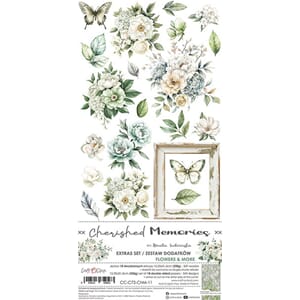 Craft OClock Cherished Memories Extras Set Flowers and More