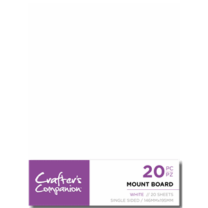 "Crafters Companion Mount Board White (CC-MOUNTW20)
Mount Bo