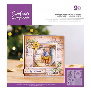 Mary and Joseph Clear Stamps (CC-ST-CA-MAJO)