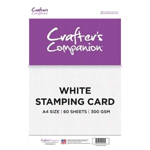 "Crafters Companion Crafters Companion White Stamping Card A
