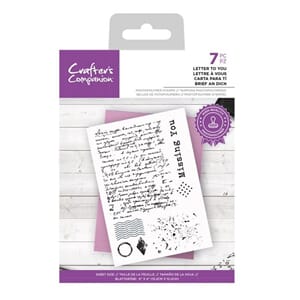 "Crafters Companion Letter to You Clear Stamps (CC-STP-LTOY)