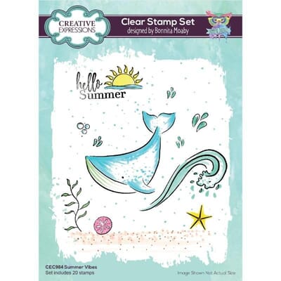 "Creative Expressions Bonnita Moaby Clear Stamp A5 Summer Vi CL-CEC984.jpg
