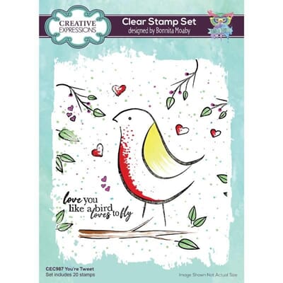 "Creative Expressions Bonnita Moaby Clear Stamp A5 Youre Twe CL-CEC987.jpg