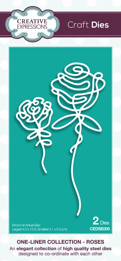 Creative Expressions Paper Cuts One-Liner Collection Roses ( CL-CEDSE005.jpg
