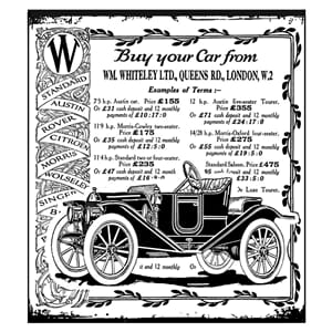 "Crafty Individuals Vintage Vehicle Unmounted Rubber Stamps