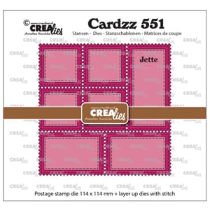 "Crealies Cardzz Dies Postage Stamp Frame Jette (CLCZ551)
Ca