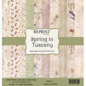 "Reprint Spring in Tuscany 12x12 Inch Paper Pack (CRP051)
Sp
