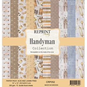 "Reprint Handyman 12x12 Inch Paper Pack (CRP052)
Handyman 12