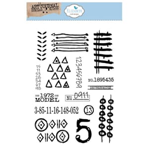 Elizabeth Craft Designs Hello You! Stamps Scribbles (CS440)
