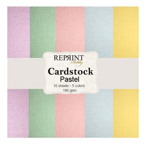 "Reprint Cardstock Pastel 12x12 Inch 5 Colors (CSP001)
Cards