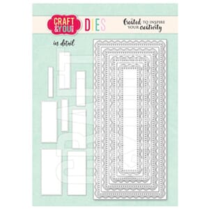 Craft & You Design DL Base Decorative Stiches Dies (CW347)