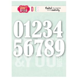 Craft & You Design Numbers Dies (CW392)